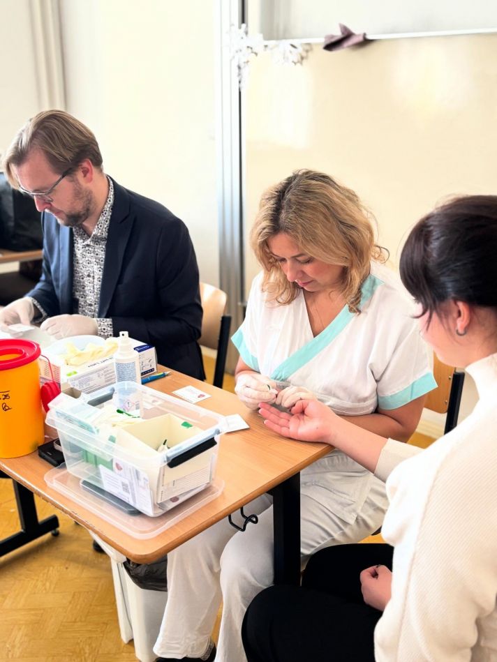 zjišťování krevních skupin